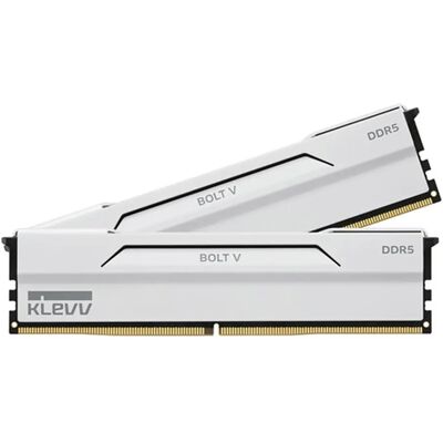 KLEVV 32GB Bolt V DDR5 6000MHz CL30 KIT KD5AGUA80-60A300I fehér KLEVV 32GB Bolt V DDR5 6000MHz CL30 KIT KD5AGUA80-60A300I fehér