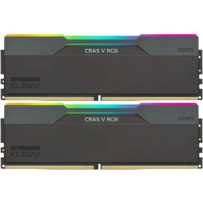 KLEVV 32GB CRAS V DDR5 6400MHz CL32 Black EXPO KD5AGU880-64A320G KLEVV 32GB CRAS V DDR5 6400MHz CL32 Black EXPO KD5AGU880-64A320G