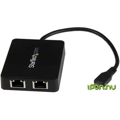 STARTECH USB-C to Dual Gigabit Ethernet Adapter with USB (Type-A) Port 1Gbps STARTECH USB-C to Dual Gigabit Ethernet Adapter with USB (Type-A) Port 1Gbps