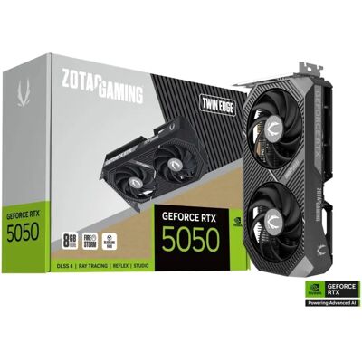 ZOTAC ZT-B50500E-10M Twin Edge GeForce RTX 5050 8GB GDDR6 DLSS4 ZOTAC ZT-B50500E-10M Twin Edge GeForce RTX 5050 8GB GDDR6 DLSS4