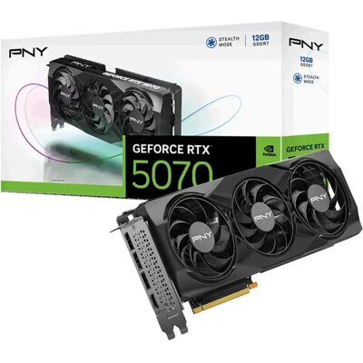 PNY VCG507012TFXPB1 GeForce RTX 5070 12GB GDDR7 DLSS4 PNY VCG507012TFXPB1 GeForce RTX 5070 12GB GDDR7 DLSS4