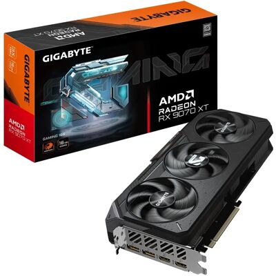 GIGABYTE GV-R9070XTGAMING-16GD Radeon RX 9070 XT 16GB GDDR6 GAMING PCIE GIGABYTE GV-R9070XTGAMING-16GD Radeon RX 9070 XT 16GB GDDR6 GAMING PCIE