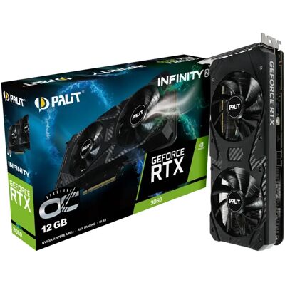 Palit NE63060U19K9-PG190L Infinity 2 OC GeForce RTX 3060 12GB GDDR6 Palit NE63060U19K9-PG190L Infinity 2 OC GeForce RTX 3060 12GB GDDR6
