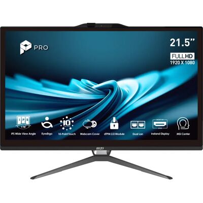 MSI PRO AP222T 14MA-663XEU Fekete 9S6-AC0151-663 MSI PRO AP222T 14MA-663XEU Fekete 9S6-AC0151-663