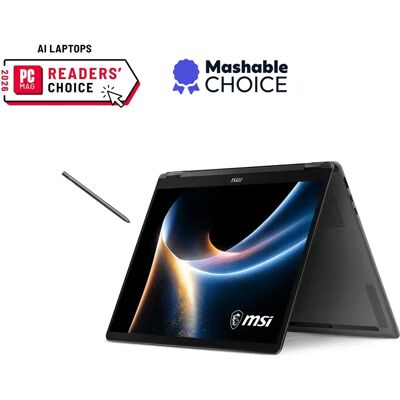 MSI Prestige 14 Flip AI+ D3MTG-232 Platinum Gray 9S7-14T233-232 MSI Prestige 14 Flip AI+ D3MTG-232 Platinum Gray 9S7-14T233-232