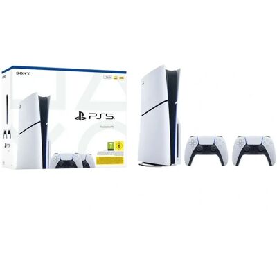 Sony Playstation 5 Chassis E 1TB + 2 DualSense kontroller fehér Sony Playstation 5 Chassis E 1TB + 2 DualSense kontroller fehér