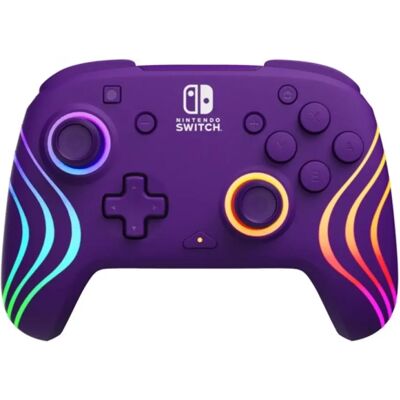 PDP Afterglow Wave RGB LED vezeték nélküli kontroller Switch lila PDP Afterglow Wave RGB LED vezeték nélküli kontroller Switch lila