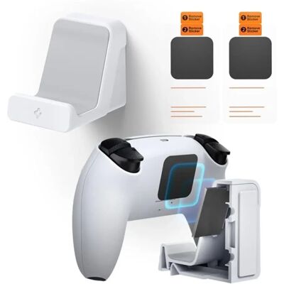 SPIGEN Playstation 4/5 / Nintendo Switch Pro / Xbox kontroller tartó VG300 fehér (2db) SPIGEN Playstation 4/5 / Nintendo Switch Pro / Xbox kontroller tartó VG300 fehér (2db)