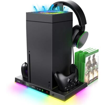 IPEGA XBX024S Multifunkciós töltő RGB állvány hűtéssel Xbox készülékhez IPEGA XBX024S Multifunkciós töltő RGB állvány hűtéssel Xbox készülékhez
