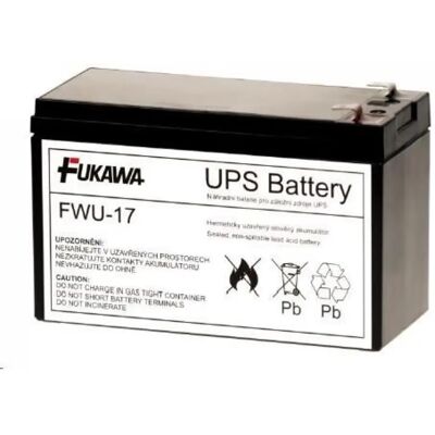 OEM FUKAWA FWU-17 12V 9Ah csereakkumulátor OEM FUKAWA FWU-17 12V 9Ah csereakkumulátor