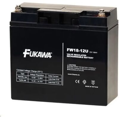 OEM FUKAWA FW18-12U 12V 18Ah csereakkumulátor OEM FUKAWA FW18-12U 12V 18Ah csereakkumulátor