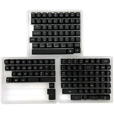 KEYCHRON Full Keycap Set OSA Profile ABS Material Laser Engraving - ISO Magyar - fekete KEYCHRON Full Keycap Set OSA Profile ABS Material Laser Engraving - ISO Magyar - fekete