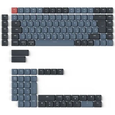 KEYCHRON Low Profile ABS Keycap Full Keycap Set Version B HU-ISO fekete-szürke KEYCHRON Low Profile ABS Keycap Full Keycap Set Version B HU-ISO fekete-szürke