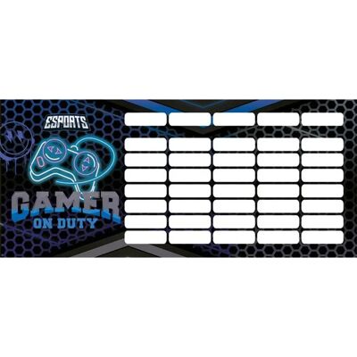 OEM LIZZYSULI Órarend tolltartóhoz kétoldalas "Esport Gamer on Duty" 25db 7740001008 OEM LIZZYSULI Órarend tolltartóhoz kétoldalas "Esport Gamer on Duty" 25db 7740001008