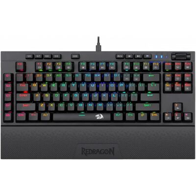 REDRAGON K596 Vishnu RGB Blue Magyar fekete REDRAGON K596 Vishnu RGB Blue Magyar fekete
