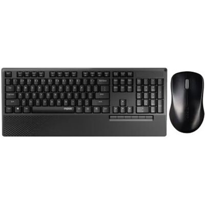 RAPOO 192505 X1960 Wireless Billentyűzet és egér Magyar fekete RAPOO 192505 X1960 Wireless Billentyűzet és egér Magyar fekete