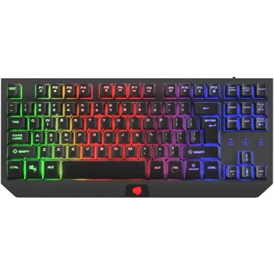 NATEC Fury Hurricane TKL RGB Magyar fekete NATEC Fury Hurricane TKL RGB Magyar fekete