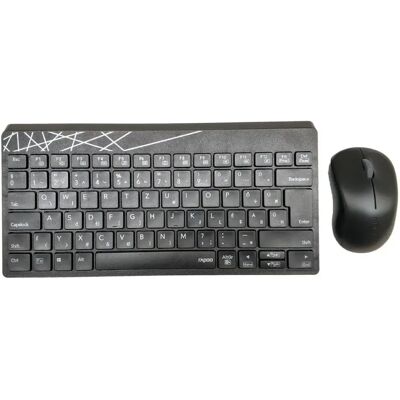 RAPOO 8000M Wireless szett Magyar fekete RAPOO 8000M Wireless szett Magyar fekete