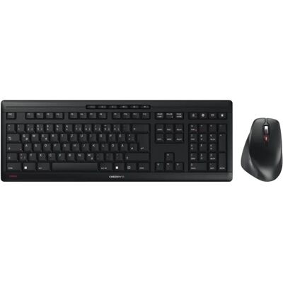 CHERRY Stream Desktop Comfort Wireless UK Angol fekete CHERRY Stream Desktop Comfort Wireless UK Angol fekete