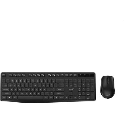 Genius KM-8206S Wireless US Angol fekete Genius KM-8206S Wireless US Angol fekete
