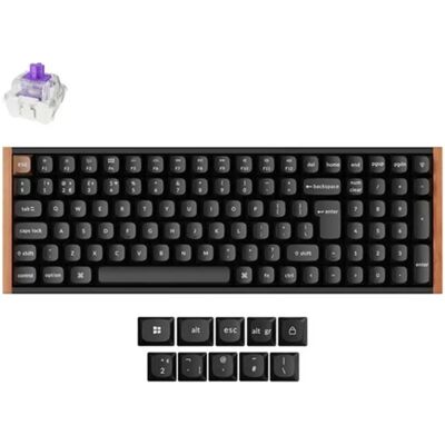 KEYCHRON K4 HE Wireless Gateron Magnetic Nebula Special Edition Magyar fekete KEYCHRON K4 HE Wireless Gateron Magnetic Nebula Special Edition Magyar fekete