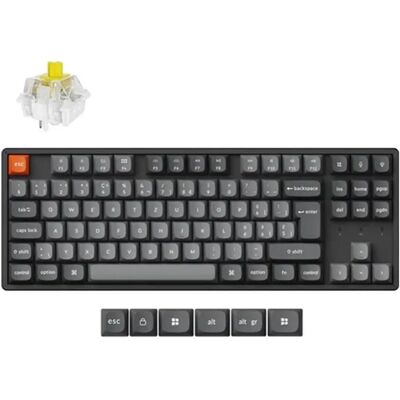 KEYCHRON K8 Max QMK Wireless Super Red ISO Magyar fekete KEYCHRON K8 Max QMK Wireless Super Red ISO Magyar fekete