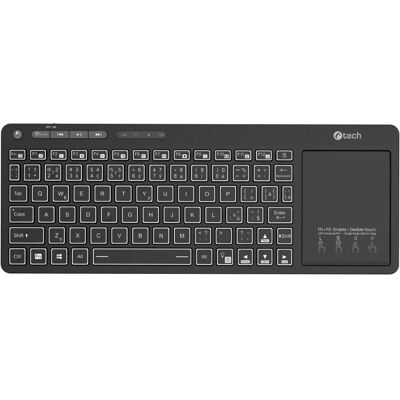 C-TECH WLTK-03 Wireless Cseh fekete C-TECH WLTK-03 Wireless Cseh fekete