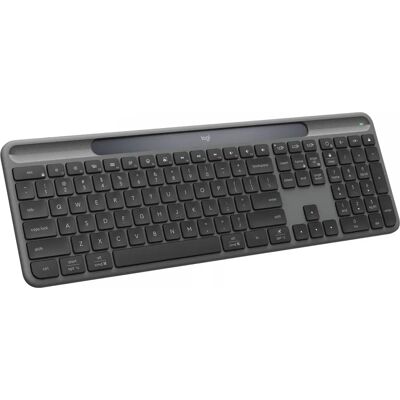Logitech Signature Slim Solar+ vezeték nélküli Bluetooth billentyűzet US Angol kiosztás fekete Logitech Signature Slim Solar+ vezeték nélküli Bluetooth billentyűzet US Angol kiosztás fekete