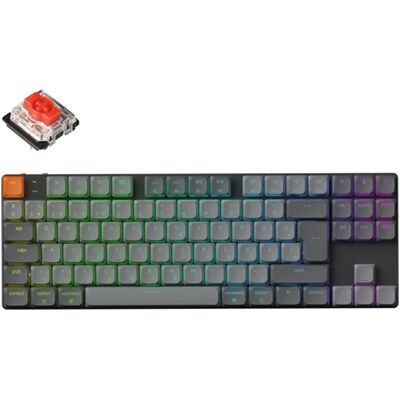 KEYCHRON K1 Max Hot Swappable RGB Red ISO Magyar fekete KEYCHRON K1 Max Hot Swappable RGB Red ISO Magyar fekete