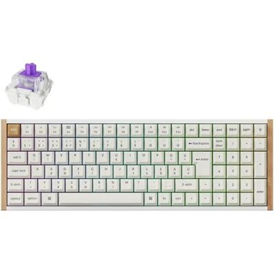 KEYCHRON K4 HE Hot Swappable RGB Magnetic Switch ISO Magyar fehér KEYCHRON K4 HE Hot Swappable RGB Magnetic Switch ISO Magyar fehér