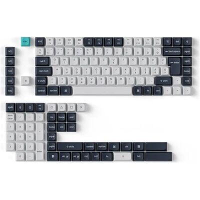 KEYCHRON PBT billentyűsapka készlet magyar fehér-kék ISO PBT-134-HU KEYCHRON PBT billentyűsapka készlet magyar fehér-kék ISO PBT-134-HU