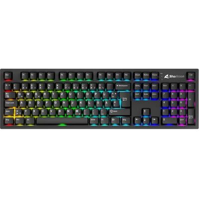 Sharkoon OfficePal KB70W Linear Német fekete Sharkoon OfficePal KB70W Linear Német fekete