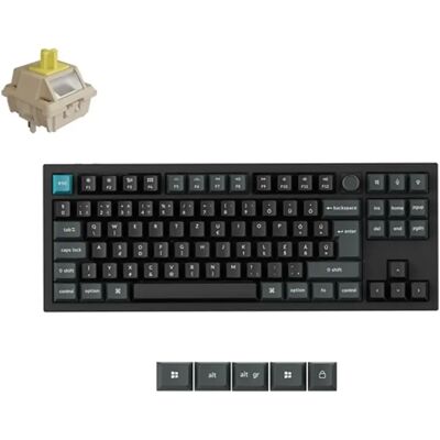 KEYCHRON Q3 Ultra 8K QMK Wireless Silk POM Banana Magyar fekete Q3U-M4P-HU KEYCHRON Q3 Ultra 8K QMK Wireless Silk POM Banana Magyar fekete Q3U-M4P-HU