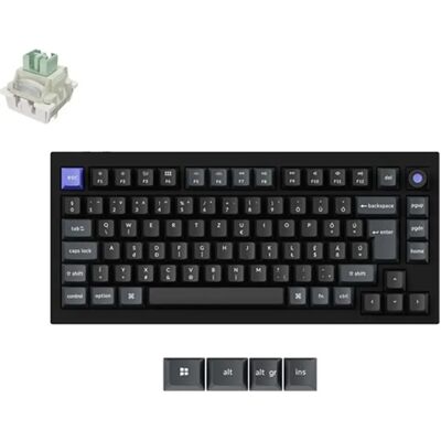 KEYCHRON Q1 HE 8K USB Ultra-fast Lime Magnetic Switch Magyar fekete Q1HW-M1P-HU KEYCHRON Q1 HE 8K USB Ultra-fast Lime Magnetic Switch Magyar fekete Q1HW-M1P-HU