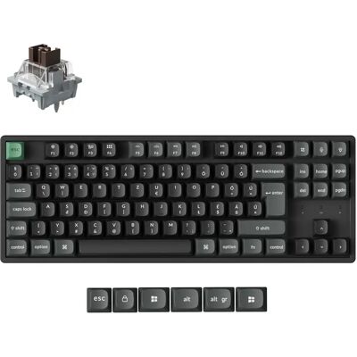 KEYCHRON K8 Ultra 8K Wireless Apex Brown Magyar fekete K8U-J3P-HU KEYCHRON K8 Ultra 8K Wireless Apex Brown Magyar fekete K8U-J3P-HU
