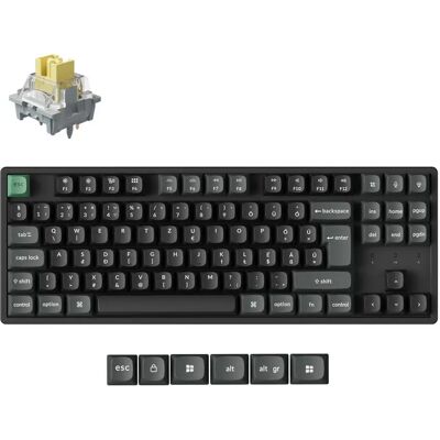 KEYCHRON K8 Ultra 8K Wireless Apex Banana Magyar fekete K8U-J4P-HU KEYCHRON K8 Ultra 8K Wireless Apex Banana Magyar fekete K8U-J4P-HU