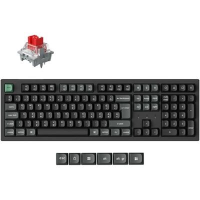 KEYCHRON K10 Ultra 8K Wireless Apex Red Magyar fekete K10U-H1P-HU KEYCHRON K10 Ultra 8K Wireless Apex Red Magyar fekete K10U-H1P-HU