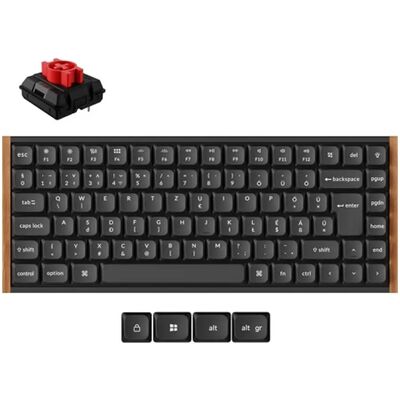 KEYCHRON K3 Ultra 8K Wireless Milk POM Red Magyar fekete K3U-H1Z-HU KEYCHRON K3 Ultra 8K Wireless Milk POM Red Magyar fekete K3U-H1Z-HU
