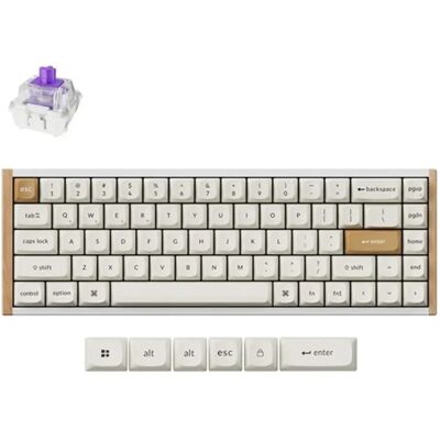 KEYCHRON K6 HE Wireless Magnetic Nebula Special Edition Magyar fehér-rózsafa K6H-Q1Z-HU KEYCHRON K6 HE Wireless Magnetic Nebula Special Edition Magyar fehér-rózsafa K6H-Q1Z-HU