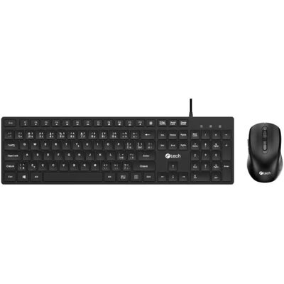 C-TECH KBM-108 Cseh szett fekete C-TECH KBM-108 Cseh szett fekete