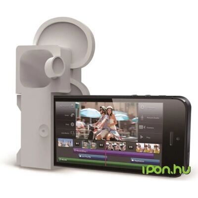 OZAKI iPhone5/5S akusztikus kihangosító és állvány szürke elefánt OZAKI iPhone5/5S akusztikus kihangosító és állvány szürke elefánt