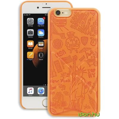 OZAKI O!coat 0.3 Travel Versatile iPhone 6 tok narancssárga OZAKI O!coat 0.3 Travel Versatile iPhone 6 tok narancssárga