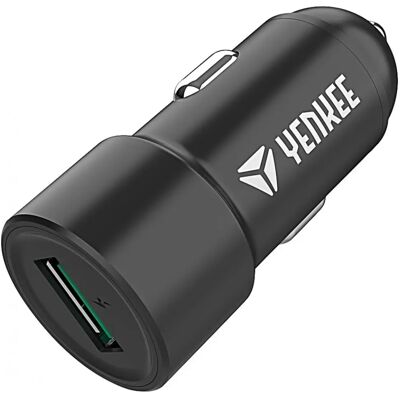 YENKEE YAC 2030 Autós töltő QC3.0 fekete YENKEE YAC 2030 Autós töltő QC3.0 fekete
