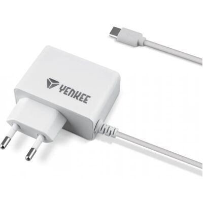 YENKEE YAC 2027WH USB-C hálózati töltő 2A 10W fehér YENKEE YAC 2027WH USB-C hálózati töltő 2A 10W fehér