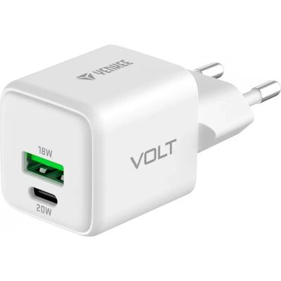 Yenkee USB C/A 20W/18W Power Delivery Töltő - Töltő Yenkee USB C/A 20W/18W Power Delivery Töltő - Töltő
