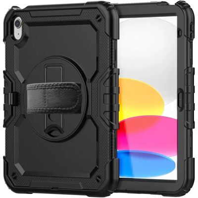 TECH-PROTECT Solid 360 ütésálló tablet tok 360 fokos védelemmel 4H kijelzővédő üveggel Apple iPad 10.9 (2022) fekete TECH-PROTECT Solid 360 ütésálló tablet tok 360 fokos védelemmel 4H kijelzővédő üveggel Apple iPad 10.9 (2022) fekete