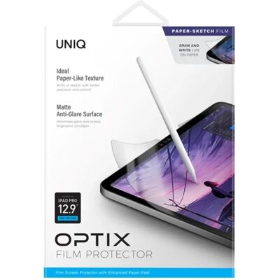 UNIQ Optix Paper Sketch Apple iPad Pro 12.9" (2018/2020/2021) Paper like kijelzővédő fólia UNIQ Optix Paper Sketch Apple iPad Pro 12.9" (2018/2020/2021) Paper like kijelzővédő fólia