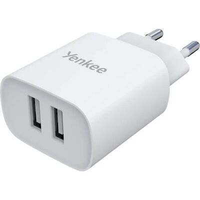 YENKEE YAC SE 224 Kettős USB töltő 2.4 A 12W YENKEE YAC SE 224 Kettős USB töltő 2.4 A 12W