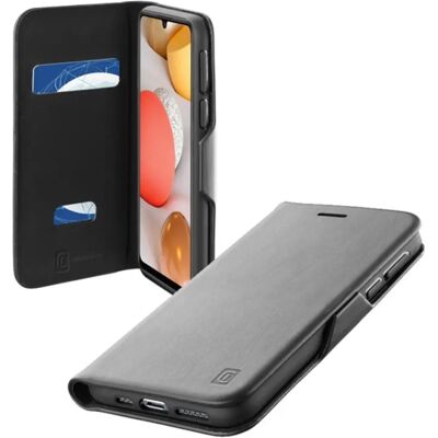 Cellular Line Samsung A42 5G CELLULARLINE BOOK CLUTCH tok álló, bőr hatású FLIP, kártyazseb funkció, FEKETE Cellular Line Samsung A42 5G CELLULARLINE BOOK CLUTCH tok álló, bőr hatású FLIP, kártyazseb funkció, FEKETE