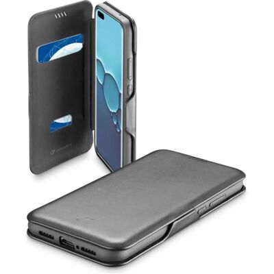 Cellular Line Huawei P40 CELLULARLINE BOOK CLUTCH tok álló, bőr hatású FLIP, kártyazseb funkció, FEKETE Cellular Line Huawei P40 CELLULARLINE BOOK CLUTCH tok álló, bőr hatású FLIP, kártyazseb funkció, FEKETE